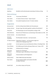 Rundbrief 85 Inhaltsverzeichnis